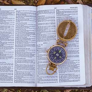 Bible and Compass